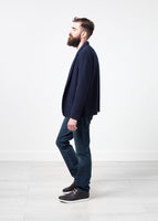 Cotton Jacket in Navy